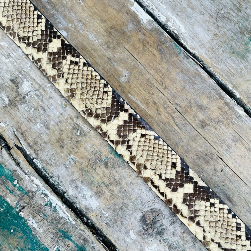 WCM Python leather Adjustable belt - Picture 11 of 16